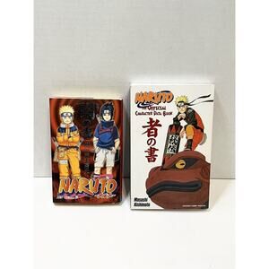 Naruto Books Lot Of 2: The Official Character Data Book & Hiden Tou No Sho Anime
